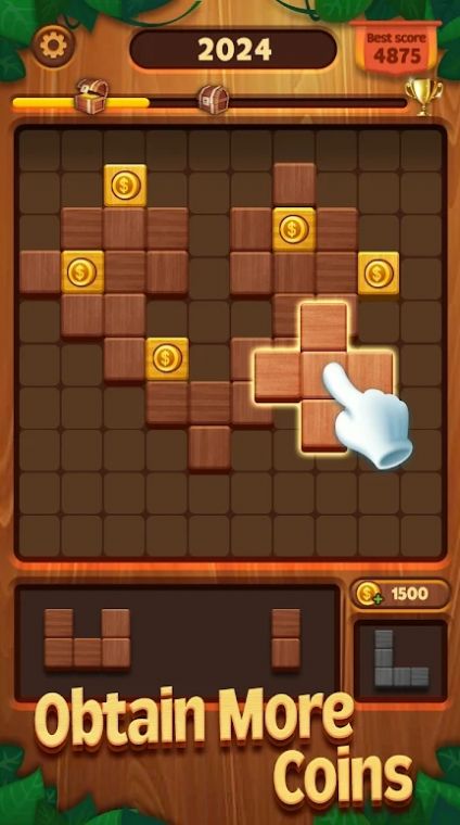 ľϷ׿(Wood Block Puzzle - Block Game) v0.8ͼ1