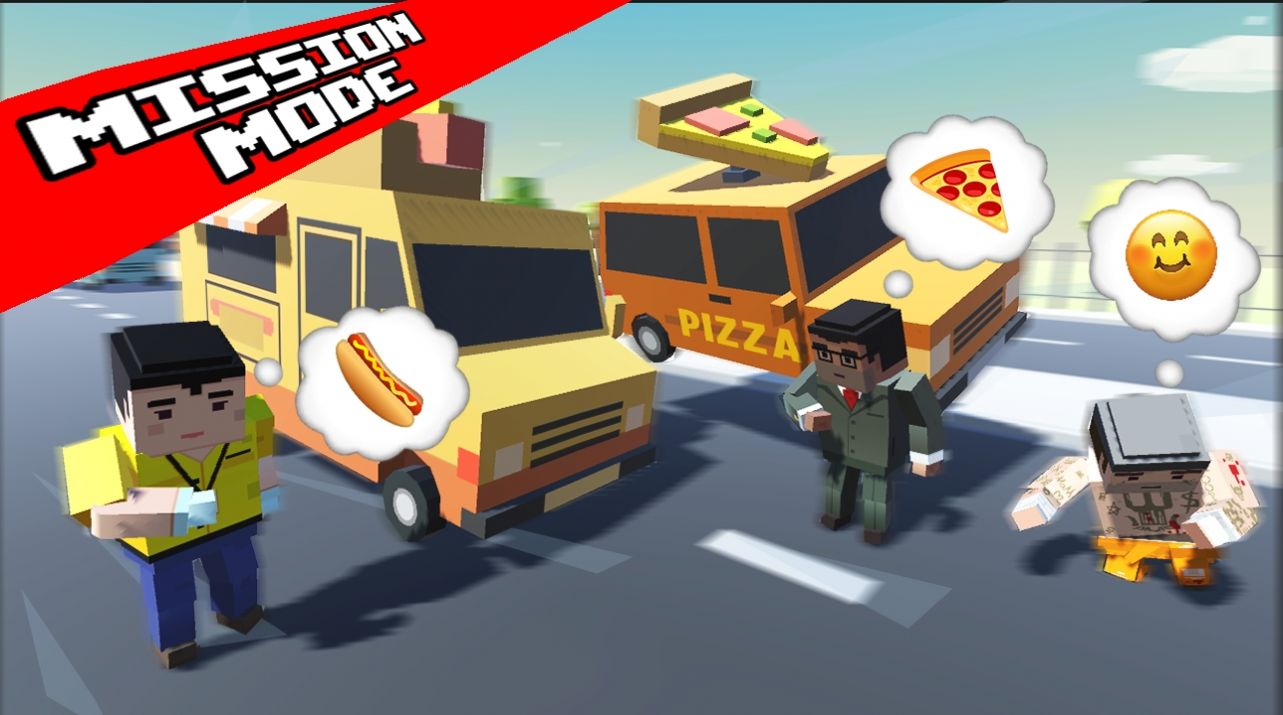 ֮·ͳϷ׿棨Crazy Road Fast Food Truck  v0.2ͼ1