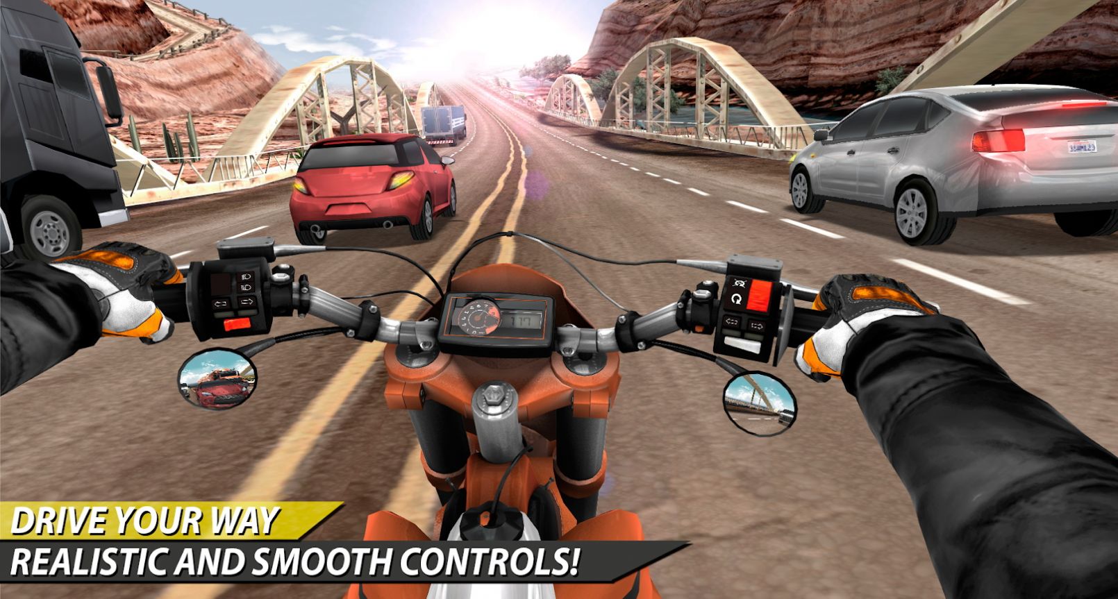 ƷĦ쭳Ϸٷ棨Moto Rider In Traffic v1.1.4ͼ3