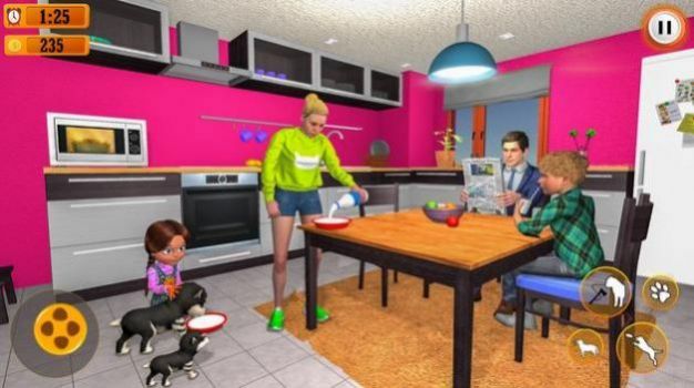 ͥ3DϷ׿棨Virtual Pet Family Dog Game3D v1.8ͼ2