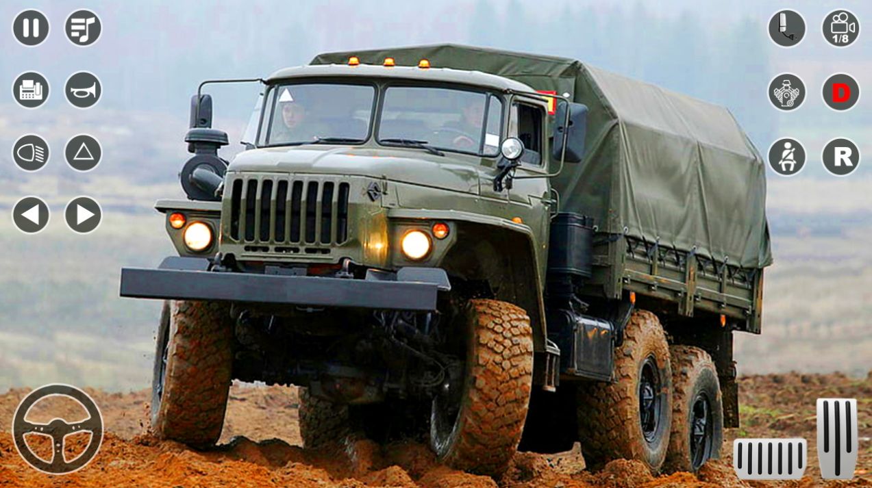 ԽҰ˾Ϸ׿棨Army Truck Simulator v0.1ͼ2