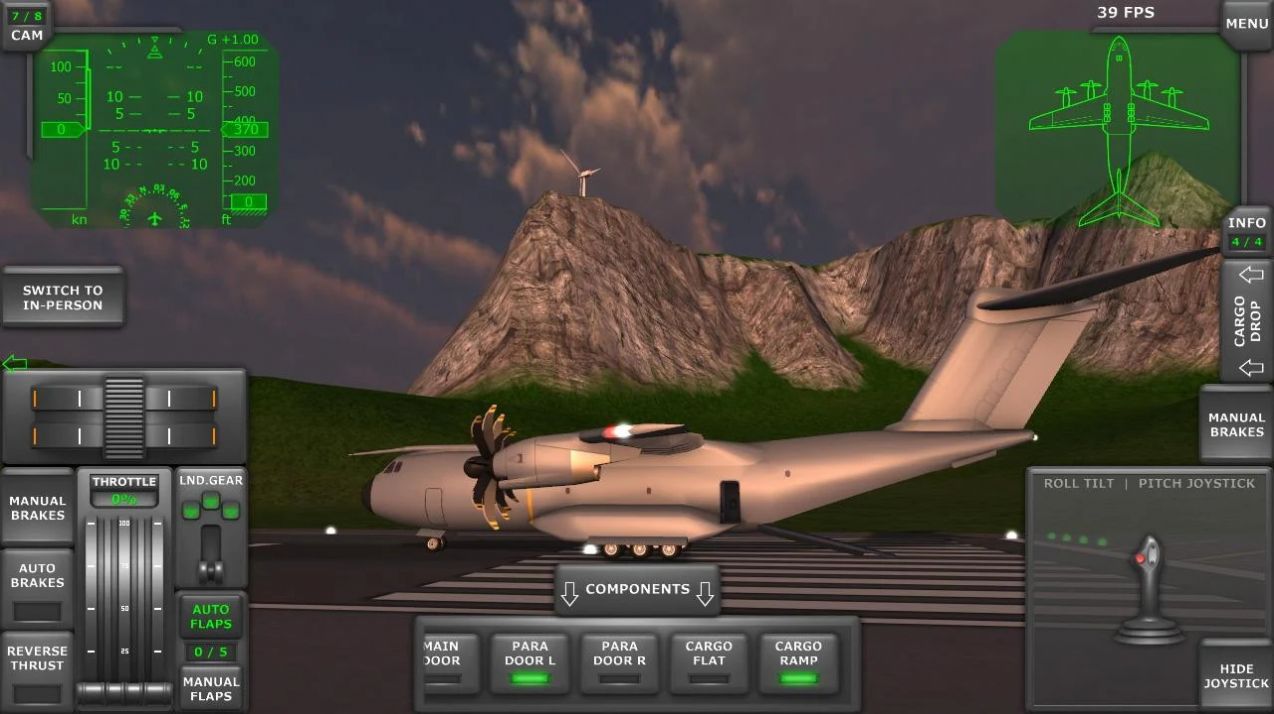ʻɻ3dģϷ׿棨Turboprop Flight Simulator v1.28.1ͼ2