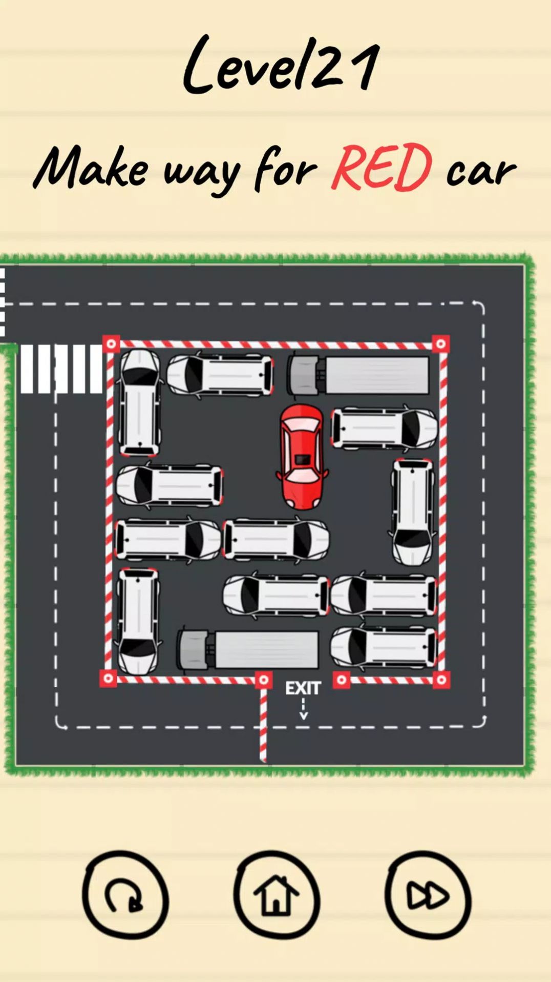 ѳŲϷٷֻ棨BrAIny Car Parking Puzzle v1.4ͼ1