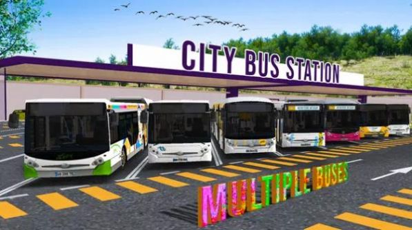 ɽ°ʿģ2022Ϸֻ棨Mountain Uphill bus simulator 2022 v1.0.1ͼ1
