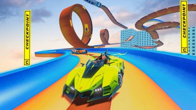 ؼԾϷֻ棨Stunt Car Race Games Car JumpͼƬ1