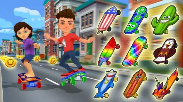 ޻߳Ϸ°棨Skater Rush Endless Skateboard v1.4.2ͼ3