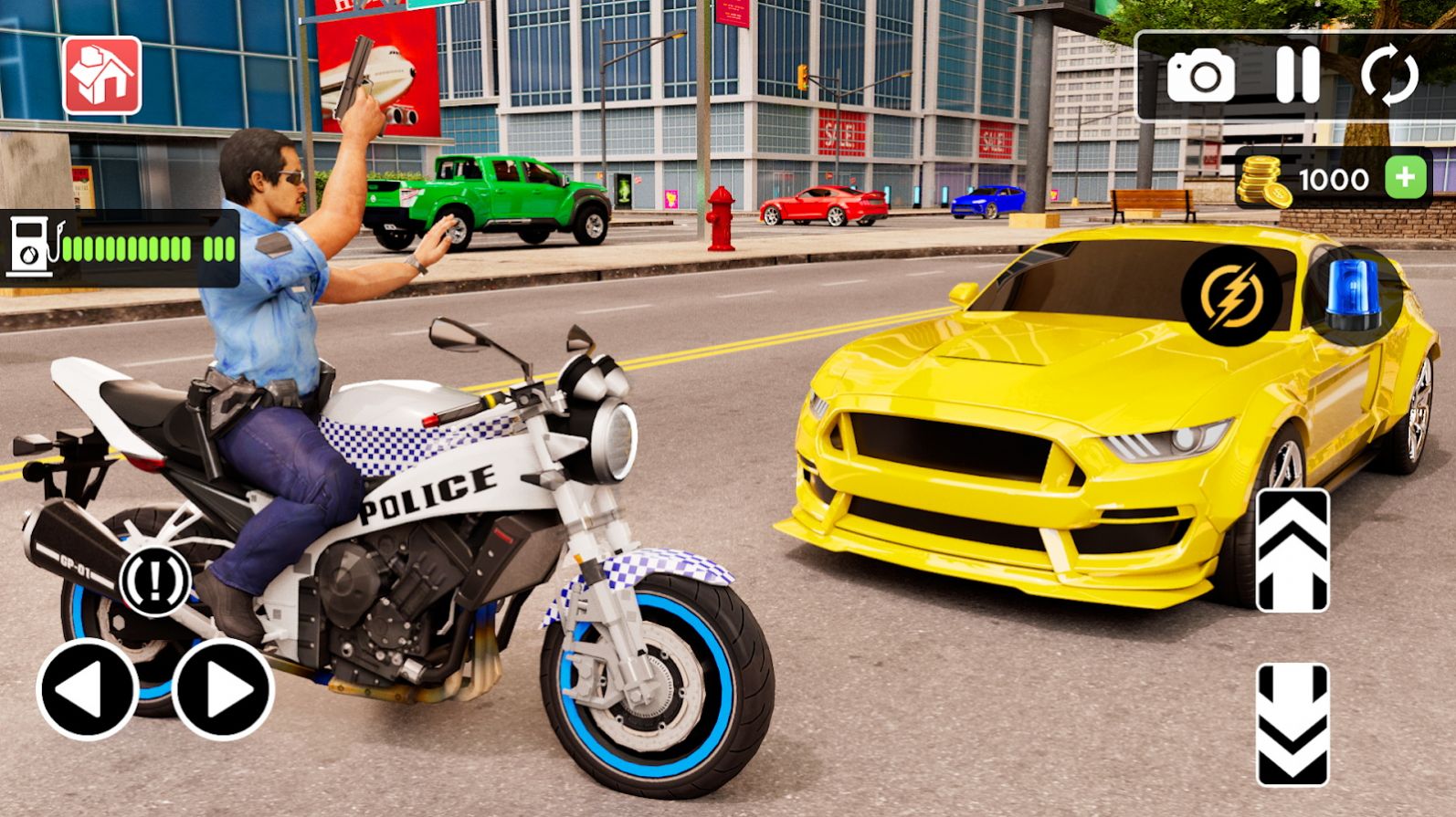 ʻĦгϷֻİ棨Police MotorBike Race Simulator 3D v1.1ͼ1